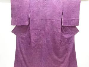 アンティーク　紋錦紗花尽くし模様着物